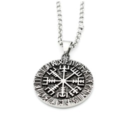 Kaelakett - Vegvisir ruunidega terasest